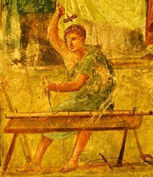 Los artistas romanos.