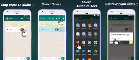 Como convertir mensajes de audio a texto en WhatsApp