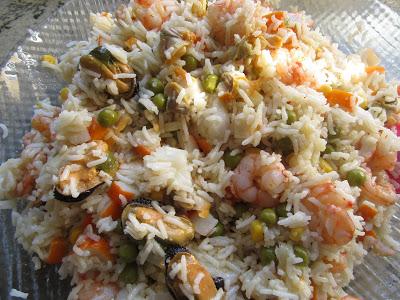 Ensalada de arroz marinera Thermomix
