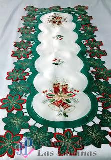 Hermosas ideas y tutorial para hacer caminos de mesa navideños