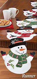 Hermosas ideas y tutorial para hacer caminos de mesa navideños