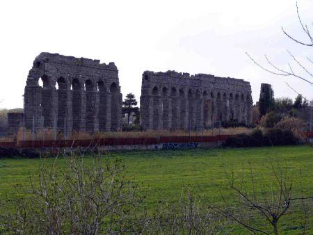 El Parque de los Acueductos en Roma