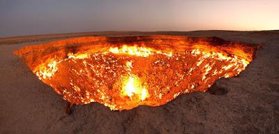 Pozo de Darvaza (Turkmenistán): la puerta del infierno