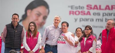 RECIBEN AMAS DE CASA DEL SUR DEL EDOMÉX TARJETAS DEL PROGRAMA SALARIO ROSA
