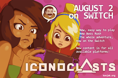 El espectacular Iconoclasts llega a Switch el próximo 2 de agosto