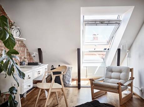 estilo escandinavo decoración dúplex decoracion dormitorios decoración áticos   