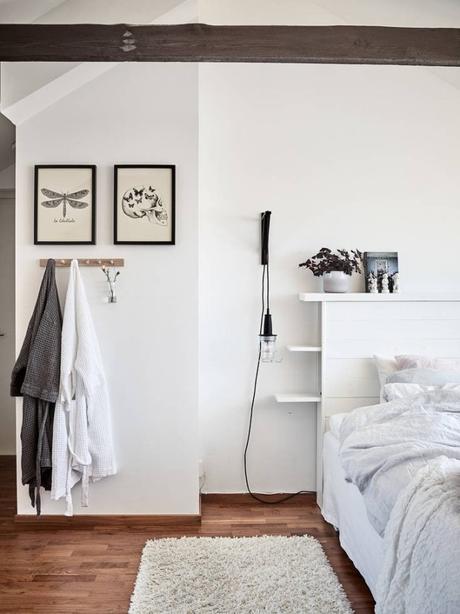 estilo escandinavo decoración dúplex decoracion dormitorios decoración áticos   