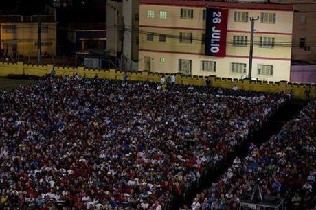 Preside Raúl y Díaz Canel acto conmemorativo del 26 de julio en Santiago de Cuba (+Fotos)
