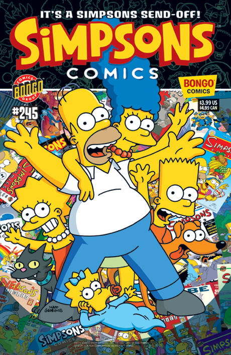 Los Simpsons Comic culmina en el número 245, según anuncia la editorial