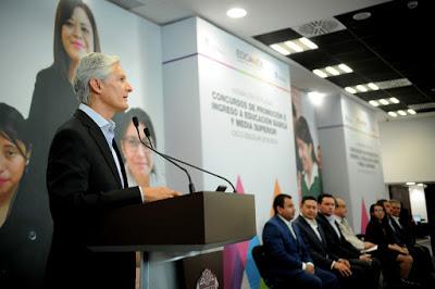 RECONOCE ALFREDO DEL MAZO EL PAPEL DE MAESTROS EN LA FORMACIÓN DE LAS FUTURAS GENERACIONES