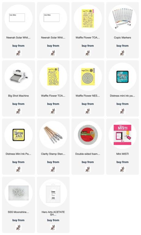 Birthday Shaker Card with Suspended Element