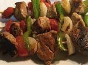 Brochetas solomillo cerdo