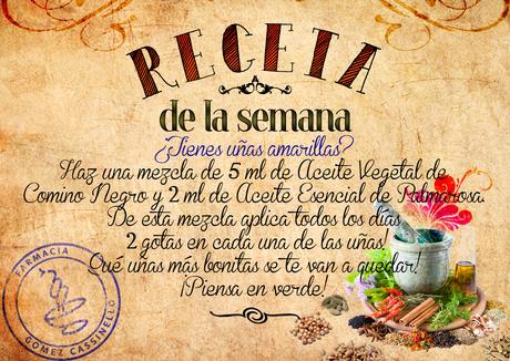 Receta de la semana: Tienes uñas amarillas?