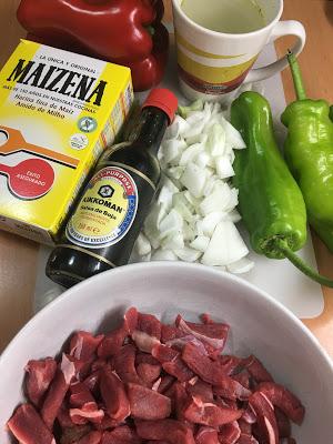 Ternera Con Pimientos Al Estilo Chino