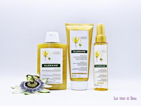 Klorane Ylang-Ylang verano sol piscina vacaciones cabello mar antisa anticloro farmacia beauty haircare