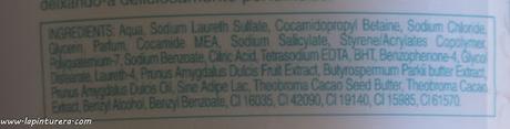 gel palmolive chocolate ingredientes