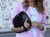 Combinar blazer mujer rosa