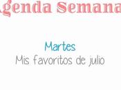 Agenda semanal 30/07 -5/08