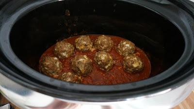 Albóndigas en salsa perfectas en olla de cocción lenta crockpot slow cooker