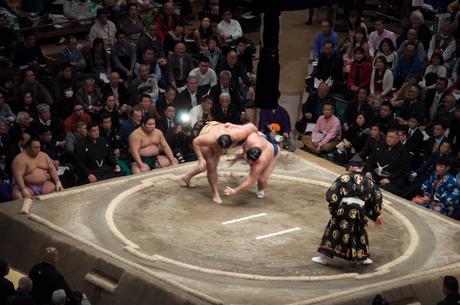 Torneo de Sumo en el Kokugikan Tokyo