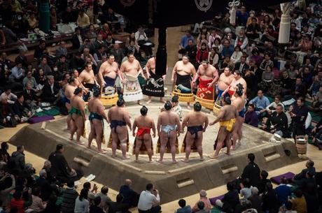 Torneo de Sumo en el Kokugikan Tokyo