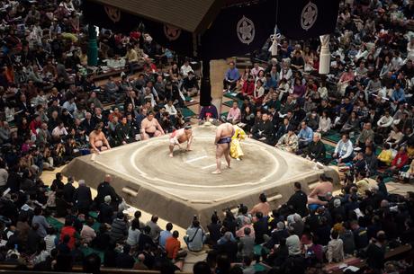 Torneo de Sumo en el Kokugikan Tokyo