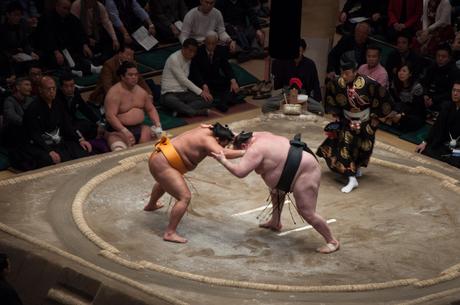 Torneo de Sumo en el Kokugikan Tokyo