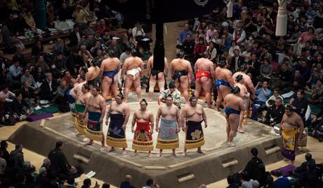Torneo de Sumo en el Kokugikan Tokyo