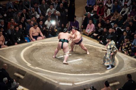 Torneo de Sumo en el Kokugikan Tokyo
