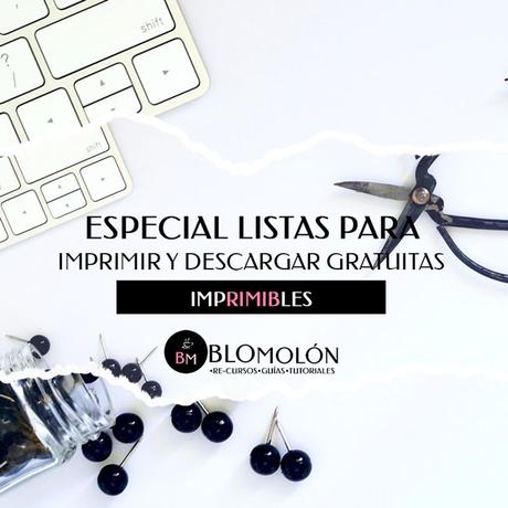 Especial Listas Para Imprimir Y Descargar Gratuitas