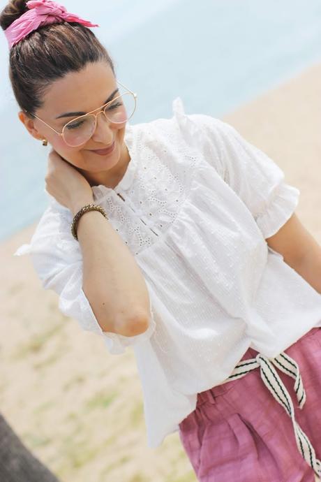 Look con bermudas y blusa Look con bermudas y blusa