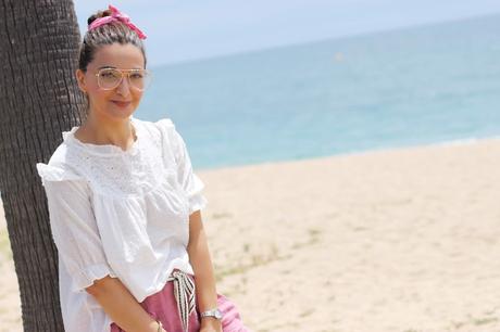 Look con bermudas y blusa Look con bermudas y blusa