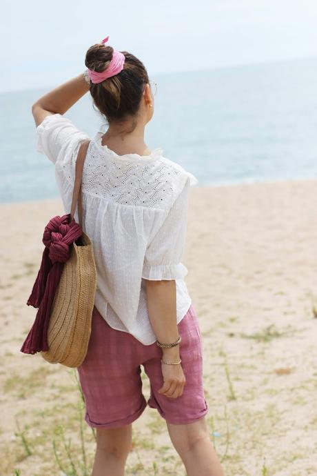Look con bermudas y blusa Look con bermudas y blusa