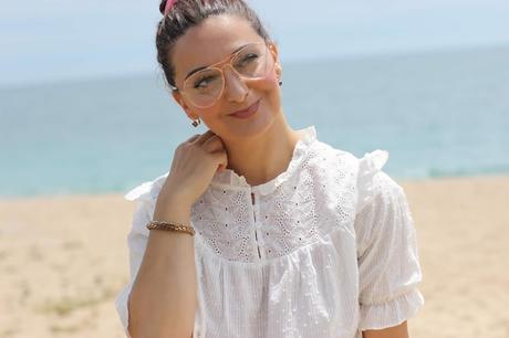 Look con bermudas y blusa Look con bermudas y blusa