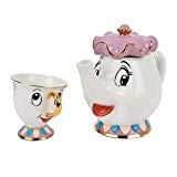 Set de Tetera Sra Potts + Taza Chip de La Bella y la Bestia