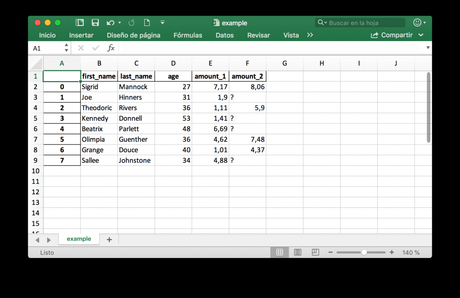 Guardar y leer archivos Excel en Python Guardar y leer archivos Excel en Python