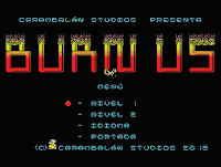 Nuevo vídeo de BURN US EXP, un arcade plataformero para MSX muy prometedor