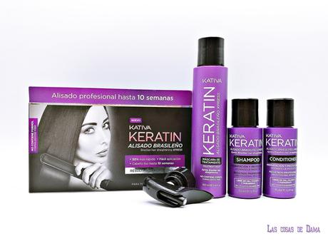 Kit de Alisado Brasileño Express Kativa Keratin Kativa Keratin cabello alisado brasileño queratina hair pelo liso frizz beauty belleza