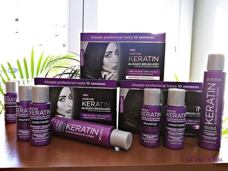 Kativa Keratin, cabello liso y nutrido sin salir de casa Kativa Keratin cabello alisado brasileño queratina hair pelo liso frizz beauty belleza