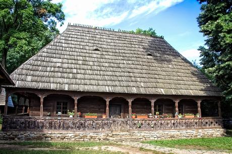 Museo Satalui o Museo de la Aldea, de Bucarest, Rumanía de casas rurales antiguas