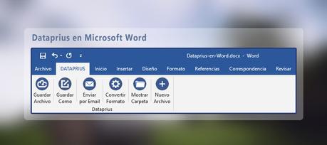 Dataprius en Word