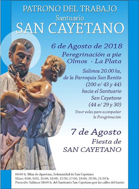 San Cayetano, La Plata: Fiestas Patronales 2018