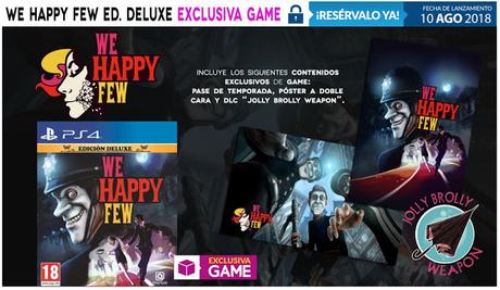 GAME nos enseña su edición exclusiva de We Happy Few GAME nos enseña su edición exclusiva de We Happy Few