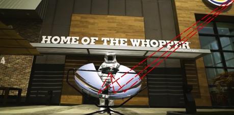 En Kuwait hace tanto calor que Burger King ha decidido cocinar hamburguesas con los rayos del sol