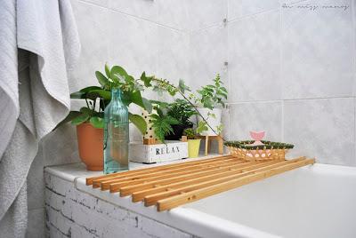 Renovación baño sin obras + estante pared DIY