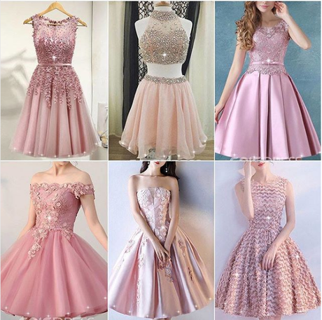 Vestidos cortos para quinceañeras