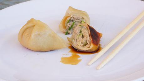 Dumplings chinos de cerdo