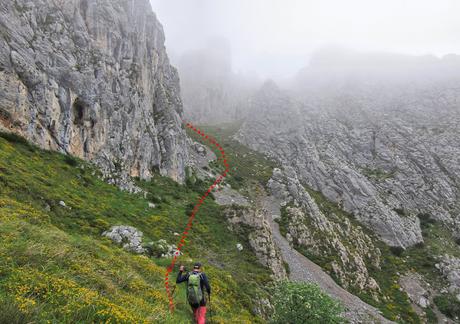Peña Gradura por la Senda L'Gabitu y la Mucherina Peña Gradura por la Senda L'Gabitu y la Mucherina