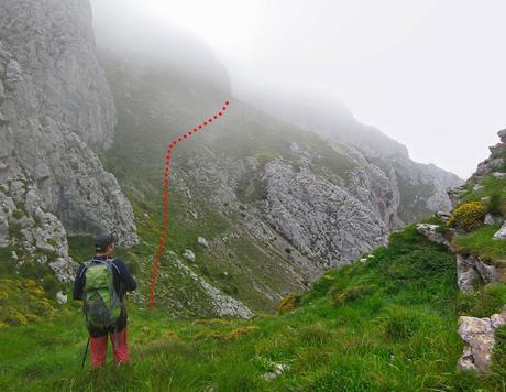 Peña Gradura por la Senda L'Gabitu y la Mucherina