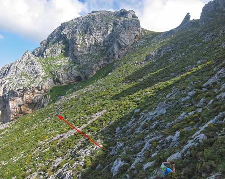 Peña Gradura por la Senda L'Gabitu y la Mucherina